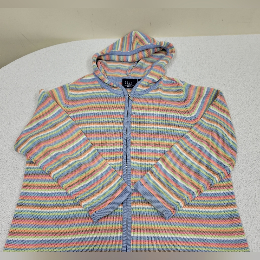 Women's Liz Claiborne Crazy Horse Pastel Hooded Sweater